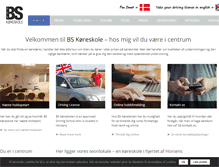 Tablet Screenshot of bskoreskolen.dk